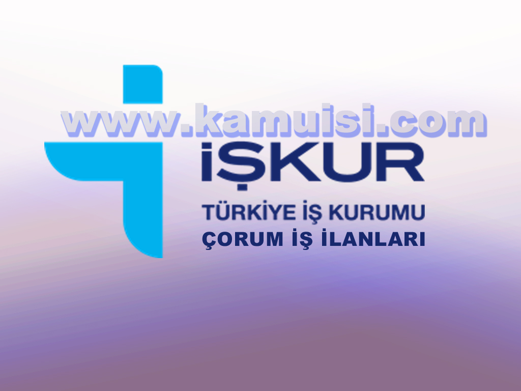 Çorum İş İlanları