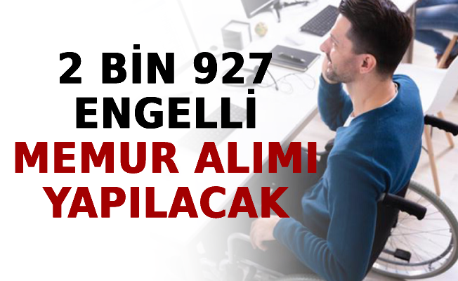 Engelli Memur Alımı