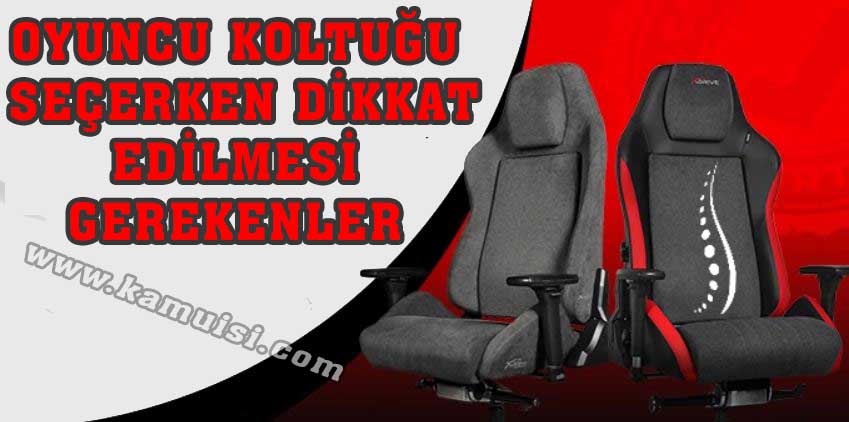 OYUNCU KOLTUĞU SEÇERKEN DİKKAT EDİLMESİ GEREKENLER