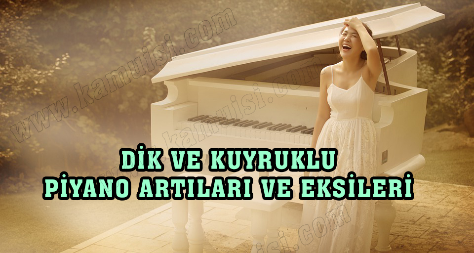 DİK VE KUYRUKLU PİYANO EKSİLERİ VE ARTILARI